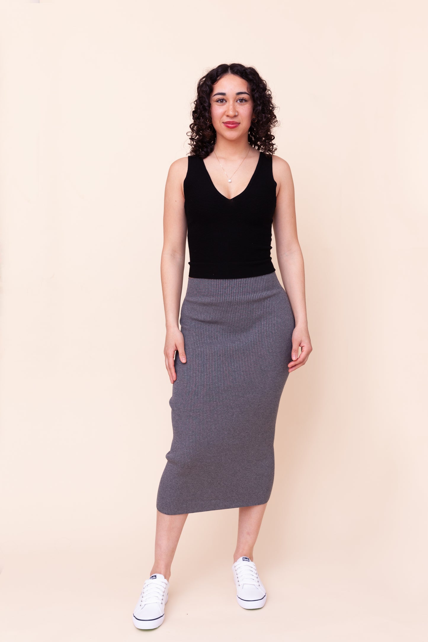 Slim Fit, High Rise Skirt